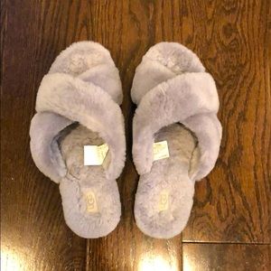 Ugg Fuzzette Slide Slipper Size 8, Soft Amethyst